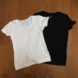 ムジルシリョウヒン(MUJI (無印良品))の[美品]無印Tシャツ ２枚セット(Tシャツ(半袖/袖なし))