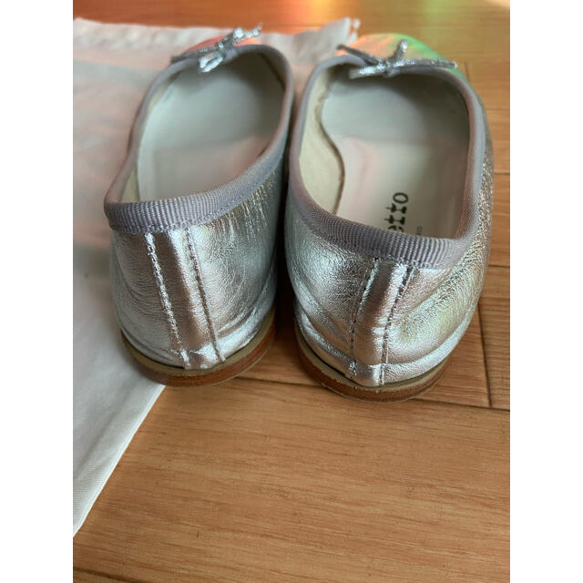 repetto(レペット)のレペット バレエシューズ パンプス repetto シルバー　36 美品 レディースの靴/シューズ(バレエシューズ)の商品写真