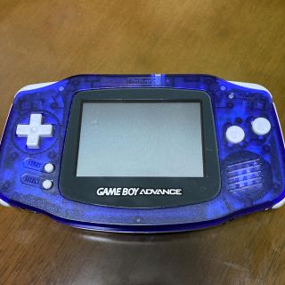 ゲームボーイアドバンス(ゲームボーイアドバンス)のゲームボーイアドバンス　GBA 限定ミッドナイトブルー　本体(携帯用ゲーム機本体)