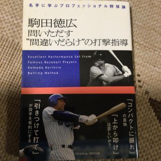 ヨコハマディーエヌエーベイスターズ(横浜DeNAベイスターズ)の駒田徳広問いただす“間違いだらけ”の打撃指導 名手に学ぶプロフェッショナル野球論(趣味/スポーツ/実用)