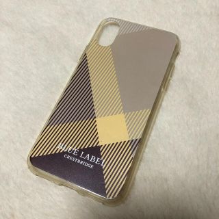 バーバリーブルーレーベル(BURBERRY BLUE LABEL)のブルーレーベル　iPhoneX ケース(iPhoneケース)