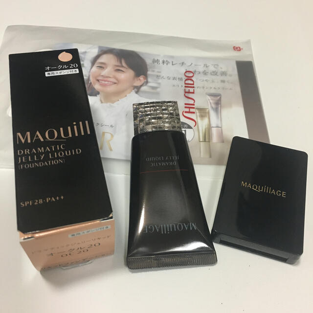 SHISEIDO (資生堂)(シセイドウ)の資生堂　マキアージュ　ドラマティックジェリーリキッド　オークル20 ファンデ コスメ/美容のベースメイク/化粧品(ファンデーション)の商品写真