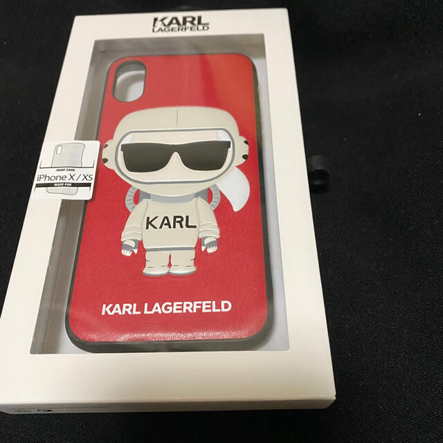 Karl Lagerfeld(カールラガーフェルド)のKARL iphone case X/XS スマホ/家電/カメラのスマホアクセサリー(iPhoneケース)の商品写真