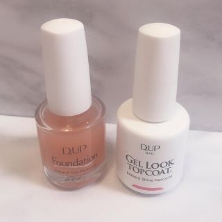 オーピーアイ(OPI)の💅DUP ジェルルックトップコートとファンデーション　ナチュラルピンク(ネイルトップコート/ベースコート)