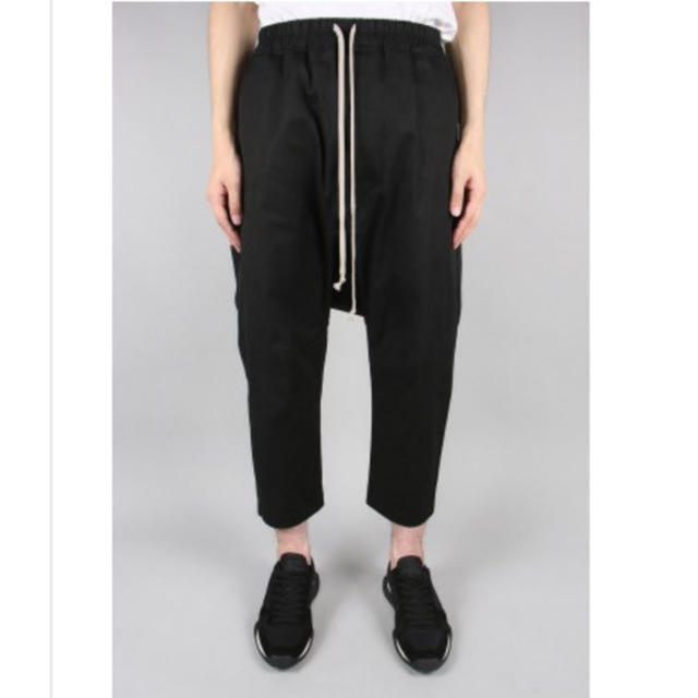 サルエルパンツRick Owens  DRAWSTRING CROPPED -TE