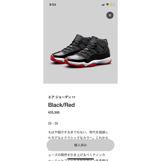 NIKE AJ11 Jordan11 2019 26.5cm