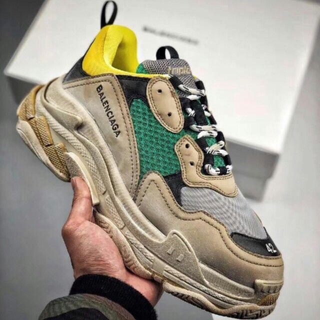 balenciaga yellow green