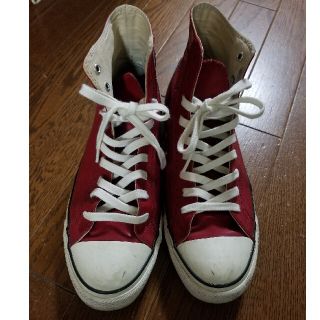 コンバース(CONVERSE)のCONVERSE赤ハイカット(スニーカー)