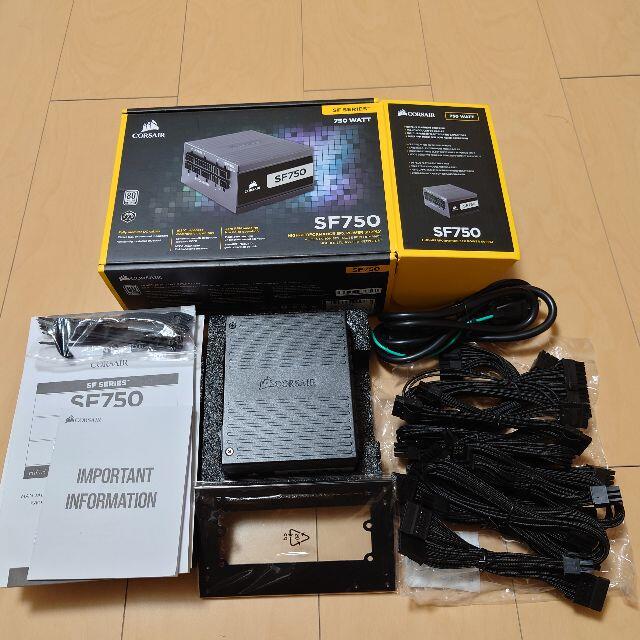 PC電源ユニット Corsair SF750 PLATINUM 750Wスマホ/家電/カメラ