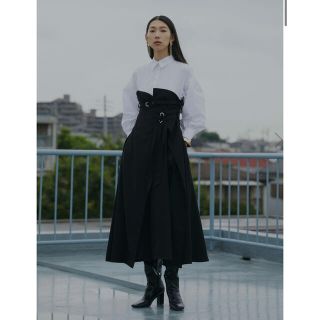 アメリヴィンテージ(Ameri VINTAGE)のAmeri vintage MILLEFEUILLE SHIRT DRESS(ロングワンピース/マキシワンピース)