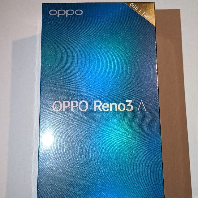 【完全未開封！】OPPO RENO3A（ブラック）★シムフリー（128GB）