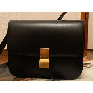 セリーヌ(celine)の【marron0様専用】希少celine クラシックボックス　ファービー期旧ロゴ(ショルダーバッグ)