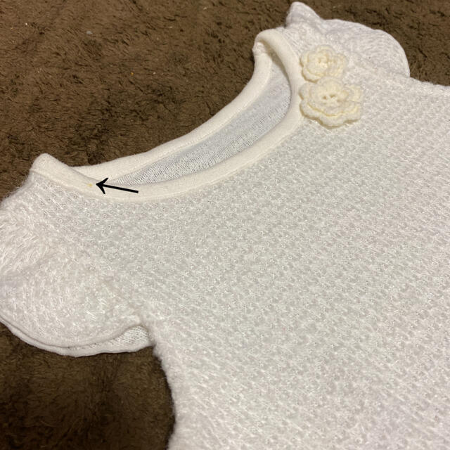 ニット チュニック ワンピース キッズ/ベビー/マタニティのキッズ服女の子用(90cm~)(ニット)の商品写真