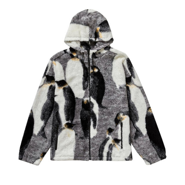 ジャケット/アウターSupreme Penguins hooded fleece jacket L