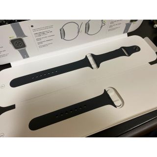 アップルウォッチ(Apple Watch)の純正　Apple Watch バンド　42mm.44mm 黒(金属ベルト)