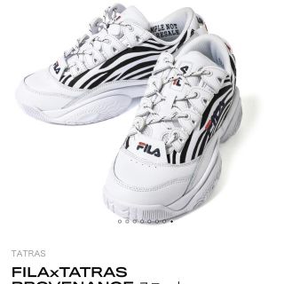 タトラス(TATRAS)の訳あり3割引　新品同様　FILA×タトラス  PROVENANCE スニーカー(スニーカー)