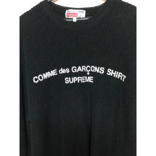 シュプリーム(Supreme)のsupreme×CDG SHIRT KNIT SWEATER(ニット/セーター)