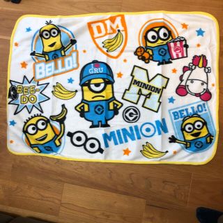 ユニバーサルスタジオジャパン(USJ)のお値下げ❗️ミニオンズminionsブランケット【新品】(おくるみ/ブランケット)