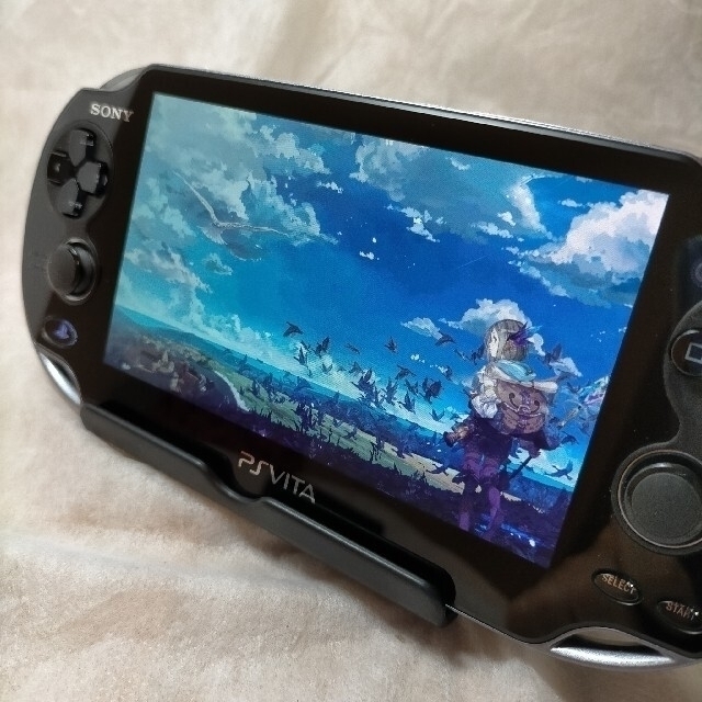 有機EL良 清掃済 PS Vita 本体 PCH-1000 16G カード