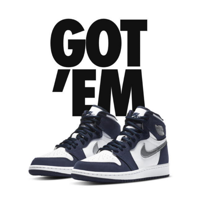 NIKE(ナイキ)のairjordan1 midnight navy 24センチ レディースの靴/シューズ(スニーカー)の商品写真