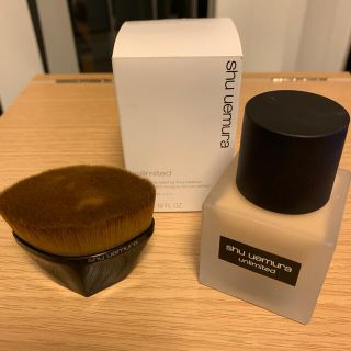 シュウウエムラ(shu uemura)の残り9割　シュウウエムラ　アンリミテッドラスティングフルイド664・ブラシ(ファンデーション)