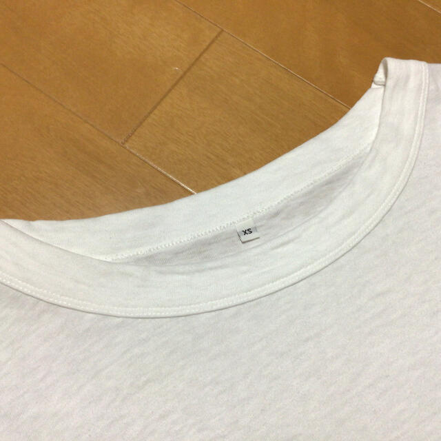 MUJI (無印良品)(ムジルシリョウヒン)の無印良品　Tシャツ　xs レディースのトップス(Tシャツ(半袖/袖なし))の商品写真