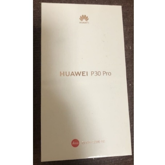 最終値下げ！HUAWEI P30 PRO simフリー 未使用品 今日発送 スマホ/家電/カメラのスマートフォン/携帯電話(スマートフォン本体)の商品写真