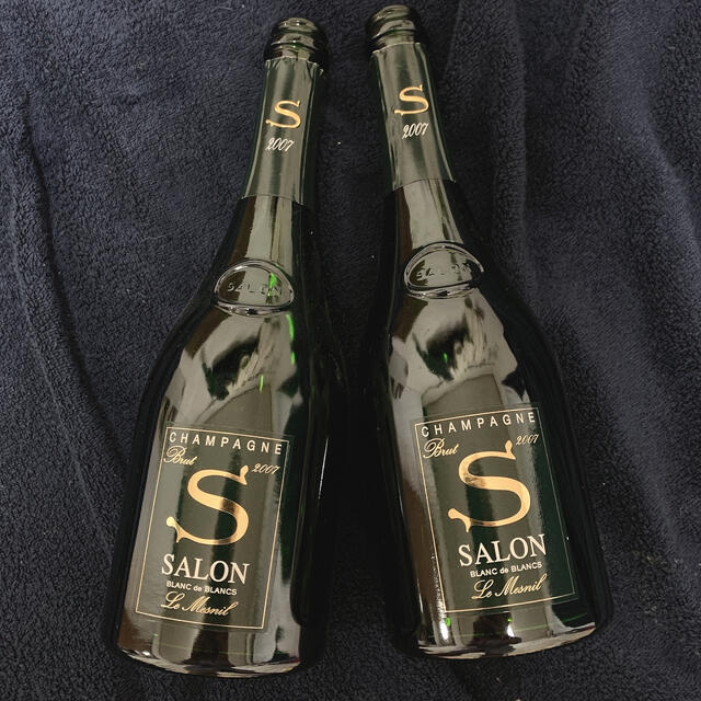 SALON(サロン)のサロン　空瓶　シャンパン　二本 食品/飲料/酒の酒(シャンパン/スパークリングワイン)の商品写真