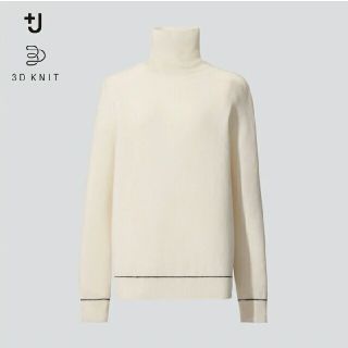 ユニクロ(UNIQLO)のUNIQLO +J 3Dカシミヤタートルネックセーター(ニット/セーター)