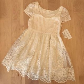 ジルスチュアート(JILLSTUART)の【新品】レース　ワンピース　ドレス　ウェディング　JILL STUART(ミニワンピース)