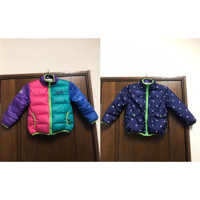 LAUNDRY(ランドリー)のランドリー　ダウンジャケット　リバーシブル　S 110 キッズ/ベビー/マタニティのキッズ服男の子用(90cm~)(ジャケット/上着)の商品写真