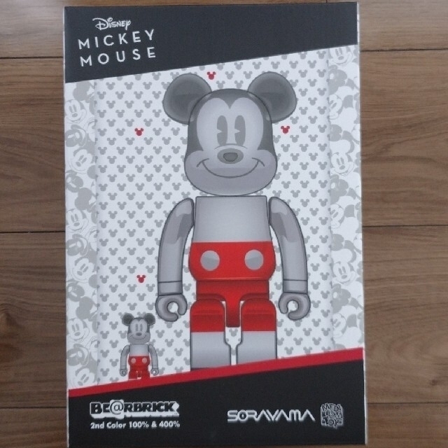 MEDICOM TOY(メディコムトイ)のBE@RBRICK MICKEY&HAJIME SORAYAMA2体セット エンタメ/ホビーのフィギュア(その他)の商品写真