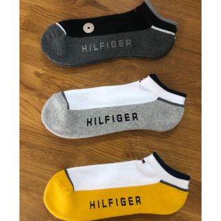 トミーヒルフィガー(TOMMY HILFIGER)の新品トミーヒルフィガーTOMMY HILFIGERメンズソックス3足セット735(ソックス)