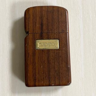 ジッポー(ZIPPO)のジッポー　ZIPPO 木巻き　ウォールナット　ライター(タバコグッズ)