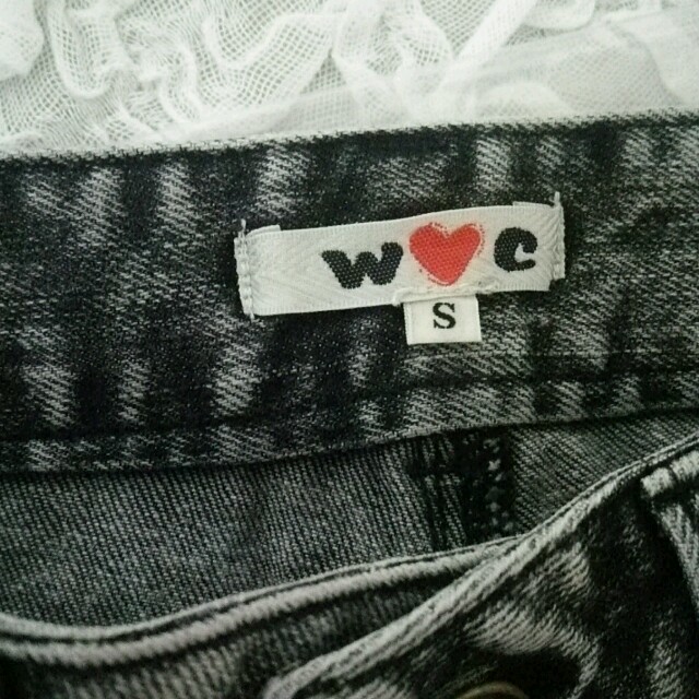 wc(ダブルシー)のWCダブルシー♡デニムジーンズブラック レディースのパンツ(ショートパンツ)の商品写真