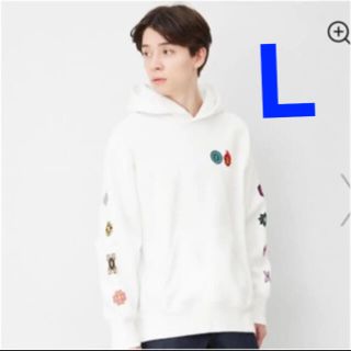 1点のみ★即完売　GU×鬼滅の刃　コラボビッグパーカー　L ネイビー