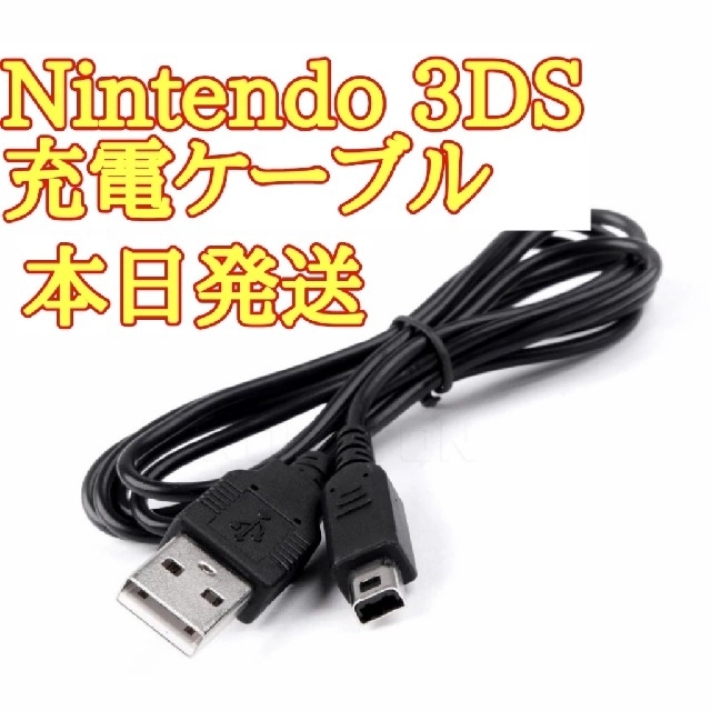 ニンテンドー 3DS用 充電ケーブル  エンタメ/ホビーのゲームソフト/ゲーム機本体(その他)の商品写真