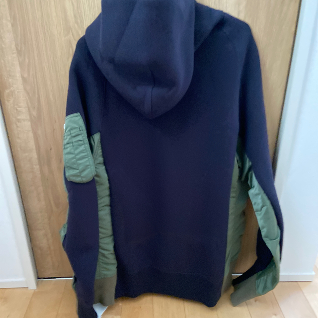 sacai サカイ　Sponge Sweat x MA-1 Hoodie 2