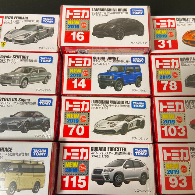 Takara Tomy - トミカ☆初回特別仕様 2019年☆12台セット 新品未開封