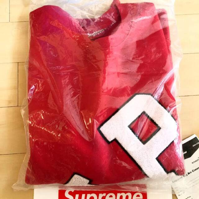 Supreme(シュプリーム)の新品M Supreme Big Arc Crewneck レッド 赤 メンズのトップス(スウェット)の商品写真