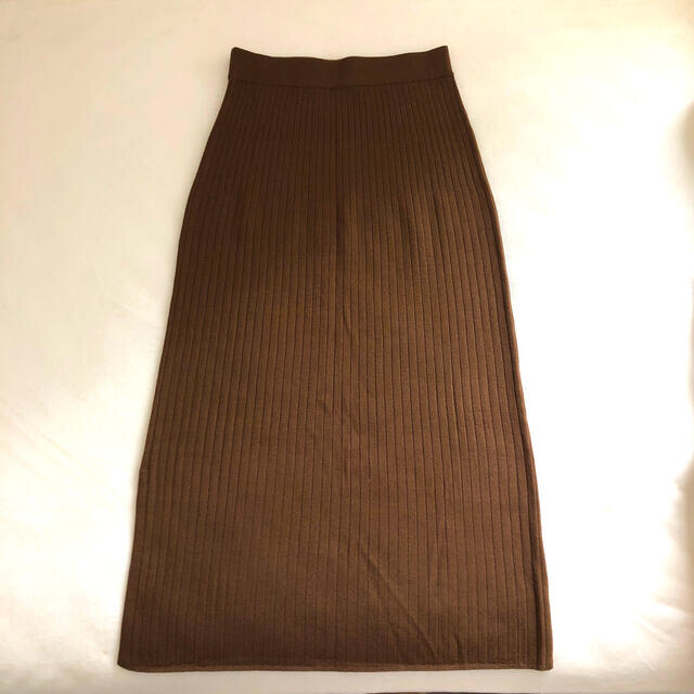 UNIQLO(ユニクロ)のUNIQLO メリノブレンドリブスカート レディースのスカート(ロングスカート)の商品写真