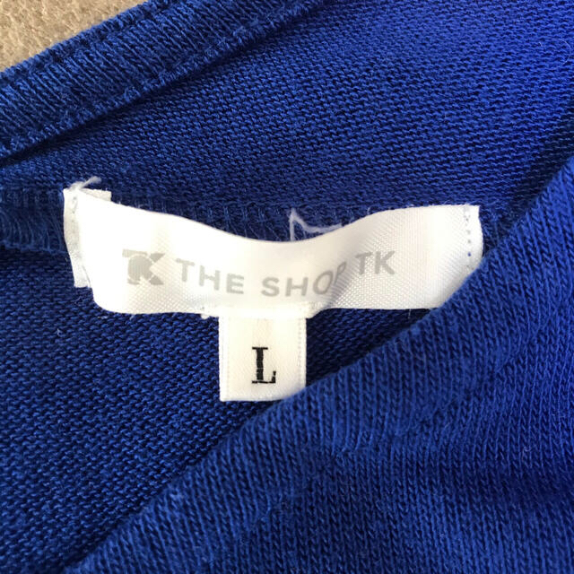 THE SHOP TK(ザショップティーケー)の【値下げ！】TK 青色 ニット セーター  レディースのトップス(ニット/セーター)の商品写真