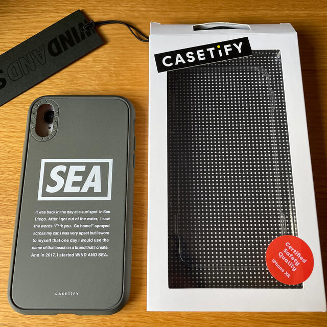 CASETiFY × WIND AND SEA iPhone XR ケース