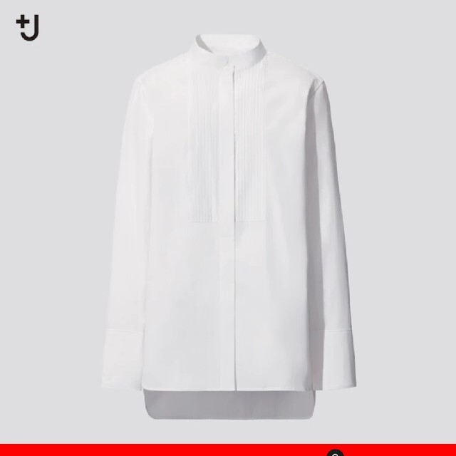 UNIQLO +J ジルサンダー スーピマコットンタックシャツ Sサイズ