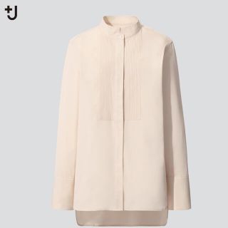 ユニクロ(UNIQLO)のユニクロ ジルサンダー スーピマコットンタックシャツ XS(シャツ/ブラウス(長袖/七分))