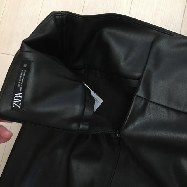 ZARA(ザラ)のZARA リボン レザースカート レディースのスカート(ロングスカート)の商品写真