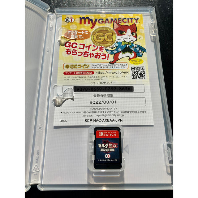 ゼルダ無双 厄災の黙示録 switch エンタメ/ホビーのゲームソフト/ゲーム機本体(家庭用ゲームソフト)の商品写真
