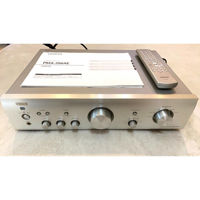 107dBPHONO【完全動作品】PMA-390AE デノン　プリメインアンプ　リモコン・説明書付き