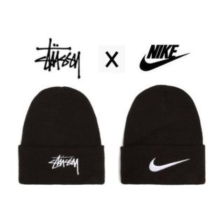 ナイキ(NIKE)のNIKE stussy ビーニー　ニット帽(ニット帽/ビーニー)