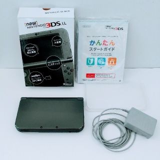 ニンテンドー3DS - 美品 New3DSLL 本体(メタリックブラック)+備品付き